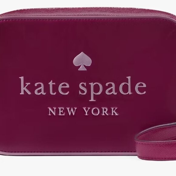 Kate Spade Oh Snap Mini Camera Bag - Dark Raspberry Multi - Picture 8 of 8